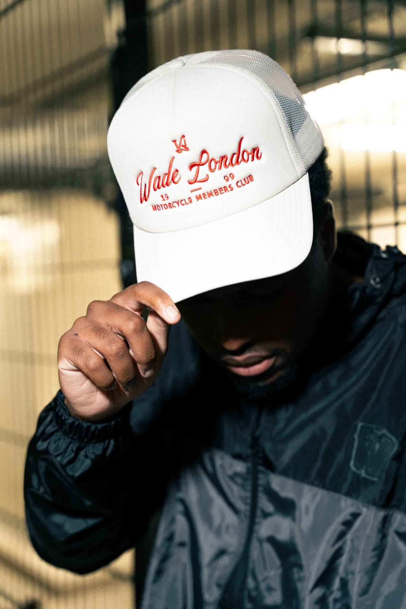 Wade LDN Cap - White & Red
