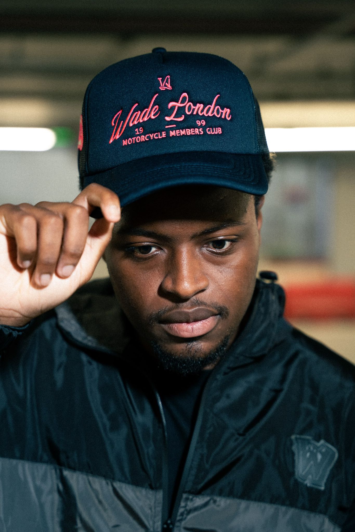 Wade LDN Cap - Navy & Pink
