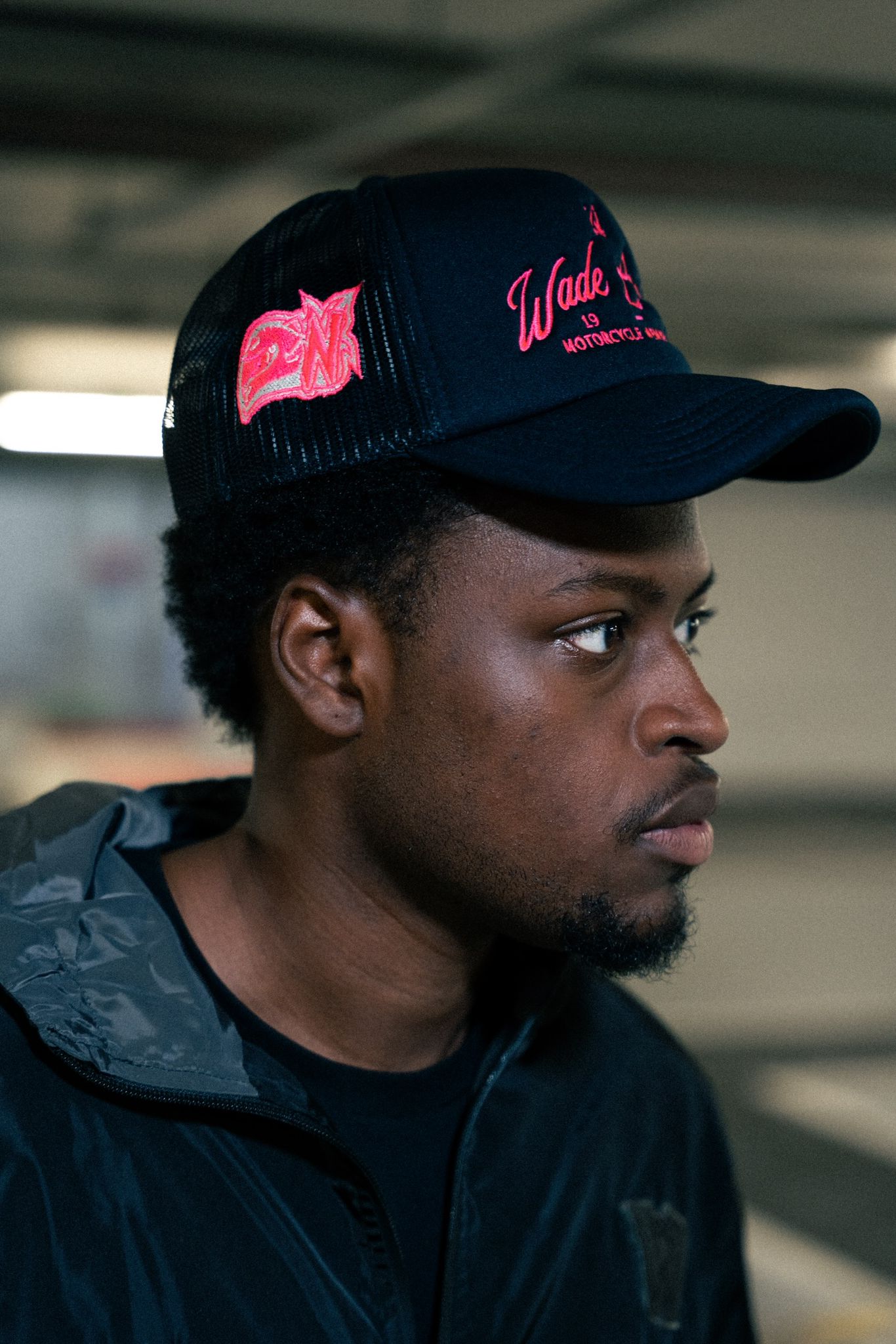 Wade LDN Cap - Navy & Pink