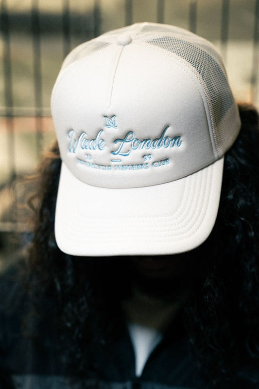 Wade LDN Cap - Bone & Baby Blue